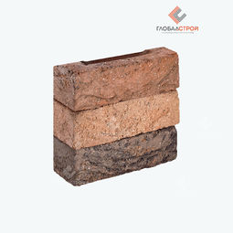 Кирпич облицовочный ручной формовки Гринёво ECO WDF Донские зори