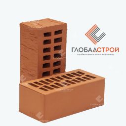 Кирпич облицовочный полуторный 1.4 НФ красный гладкий М 175 Старый Оскол