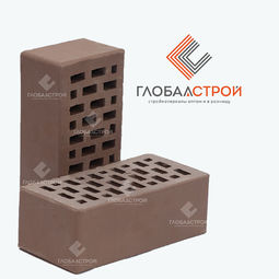 Кирпич облицовочный полуторный 1.4 НФ мокко гладкий М 175 Терекс