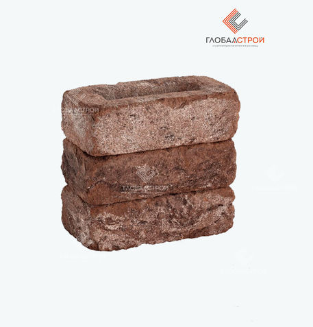 Кирпич облицовочный ручной формовки Морозово Вековой WDF Донские зори