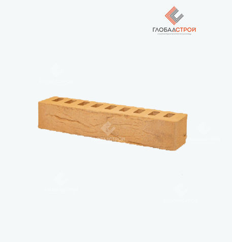 Кирпич керамический Long Соломенный Рифлёный  Голицынский КЗ