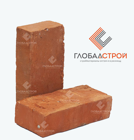 Кирпич фундаментный одинарный 1 НФ красный гладкий М 125 Хохлово